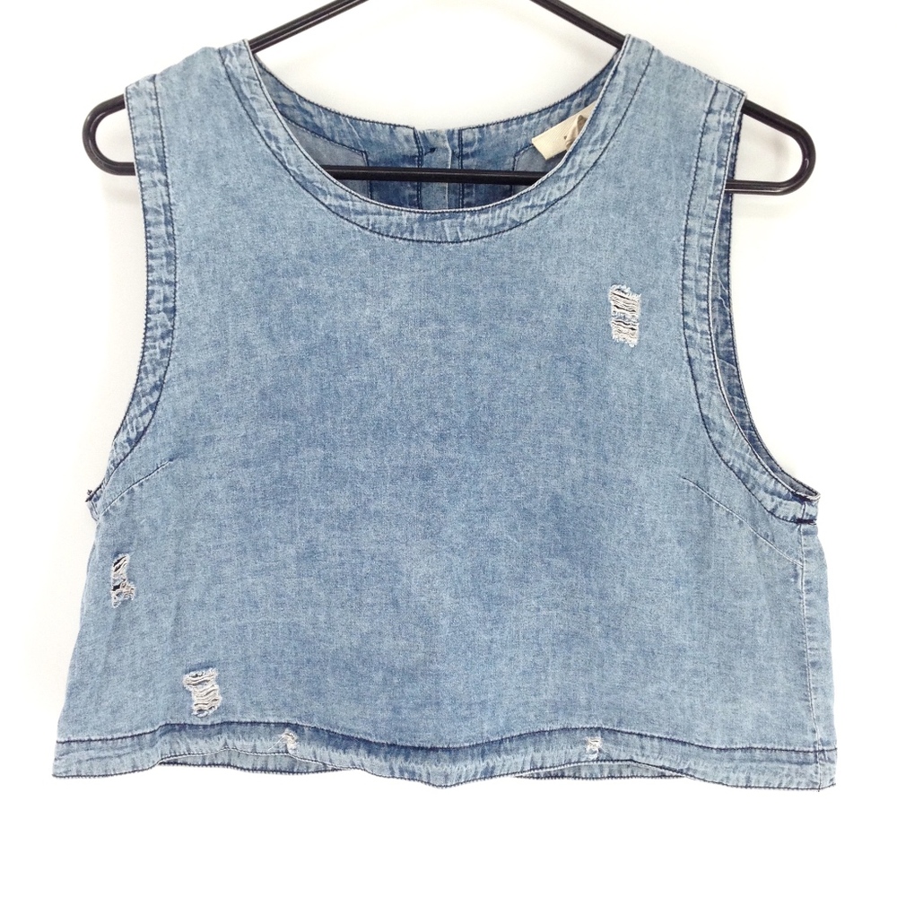 Sans Souci Distressed Crop Top